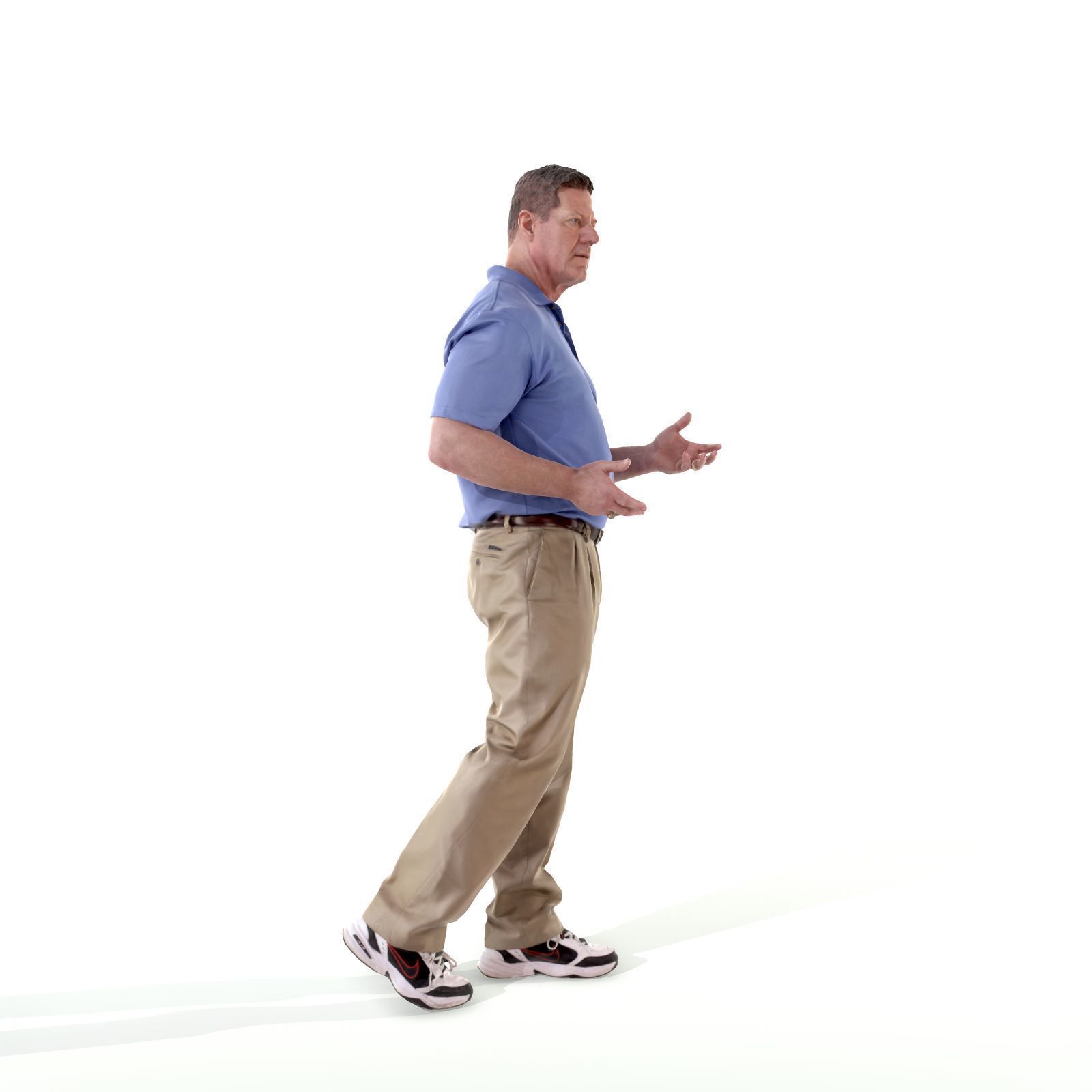 Talking Man with Blue Shirt CMan0224-HD2-O01P01-S 3D model_6