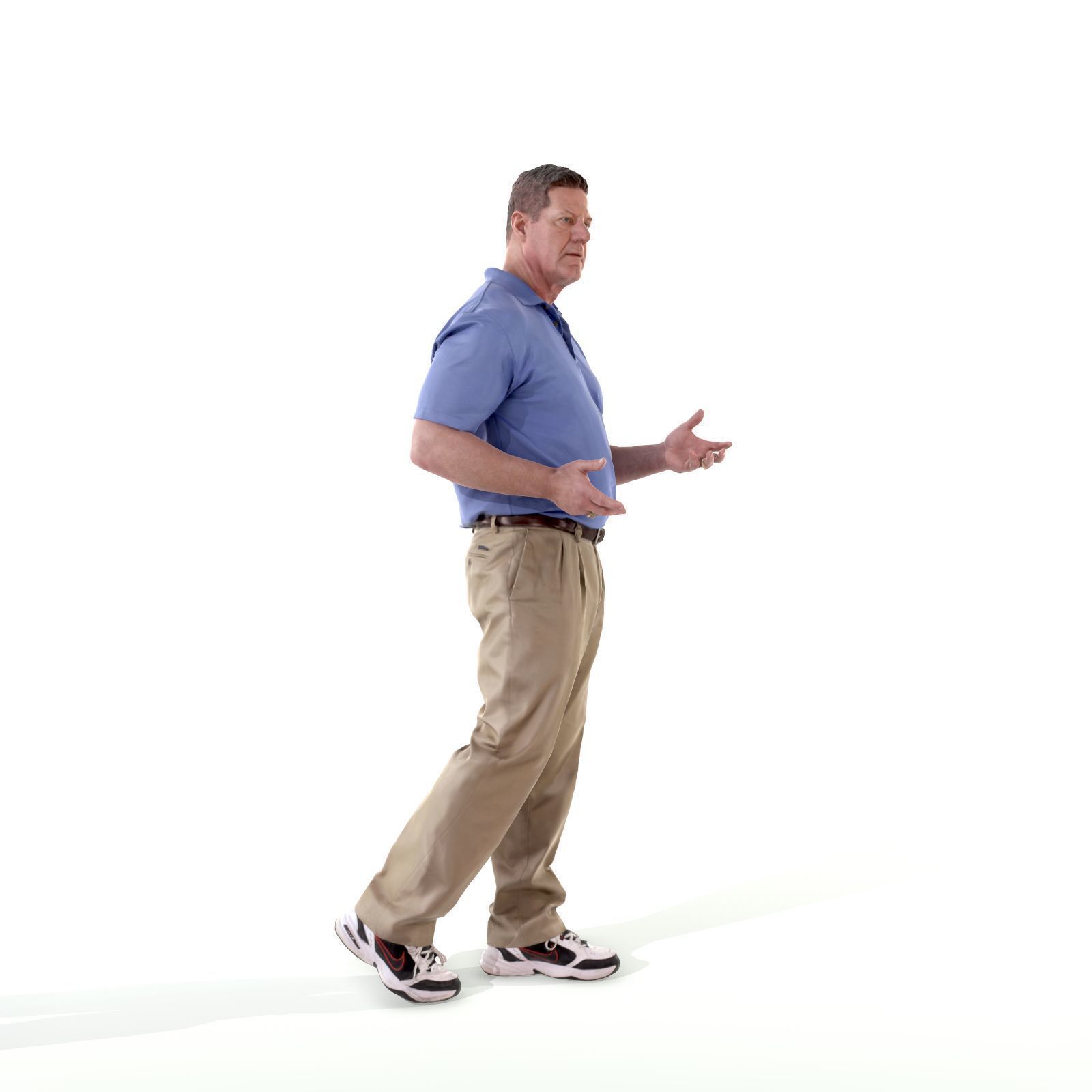 Talking Man with Blue Shirt CMan0224-HD2-O01P01-S 3D model_5