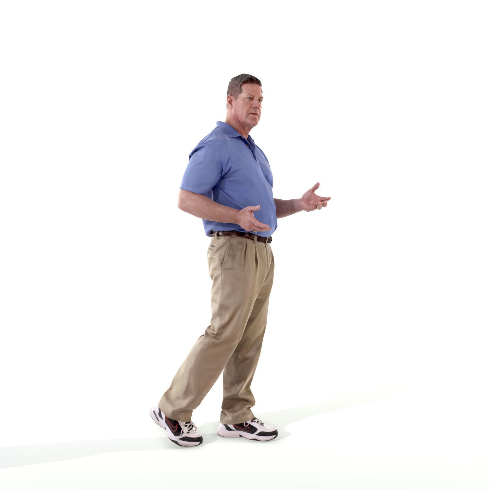 Talking Man with Blue Shirt CMan0224-HD2-O01P01-S 3D model_4