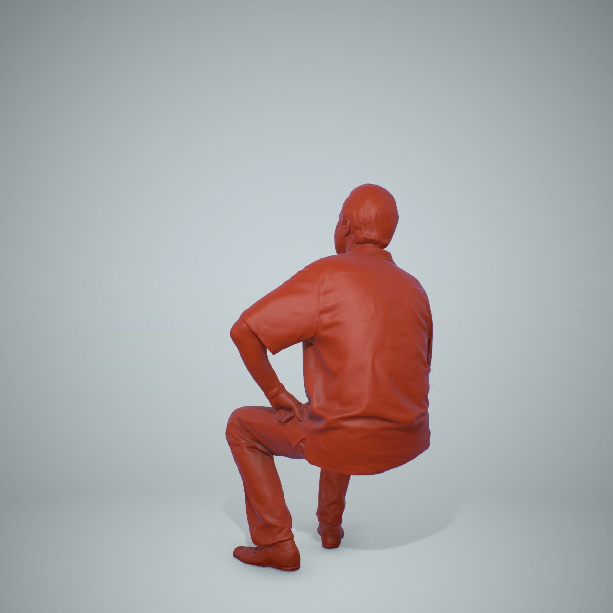 Sitting Man with Red Shirt CMan0220-HD2-O01P01-S 3D model_51