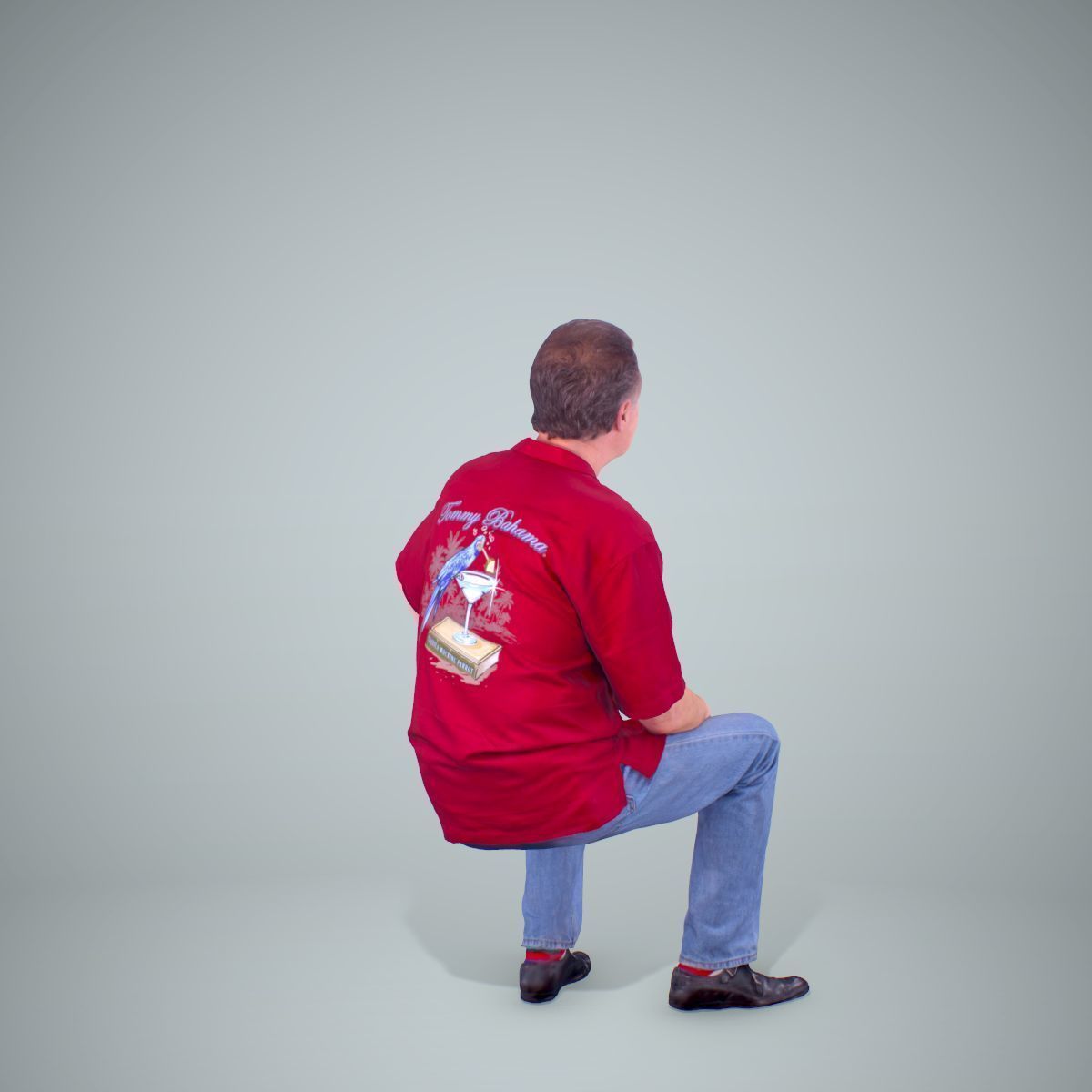 Sitting Man with Red Shirt CMan0220-HD2-O01P01-S 3D model_22