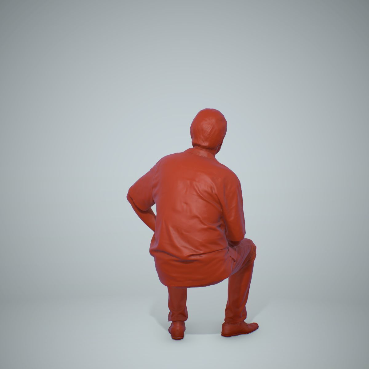 Sitting Man with Red Shirt CMan0220-HD2-O01P01-S 3D model_56