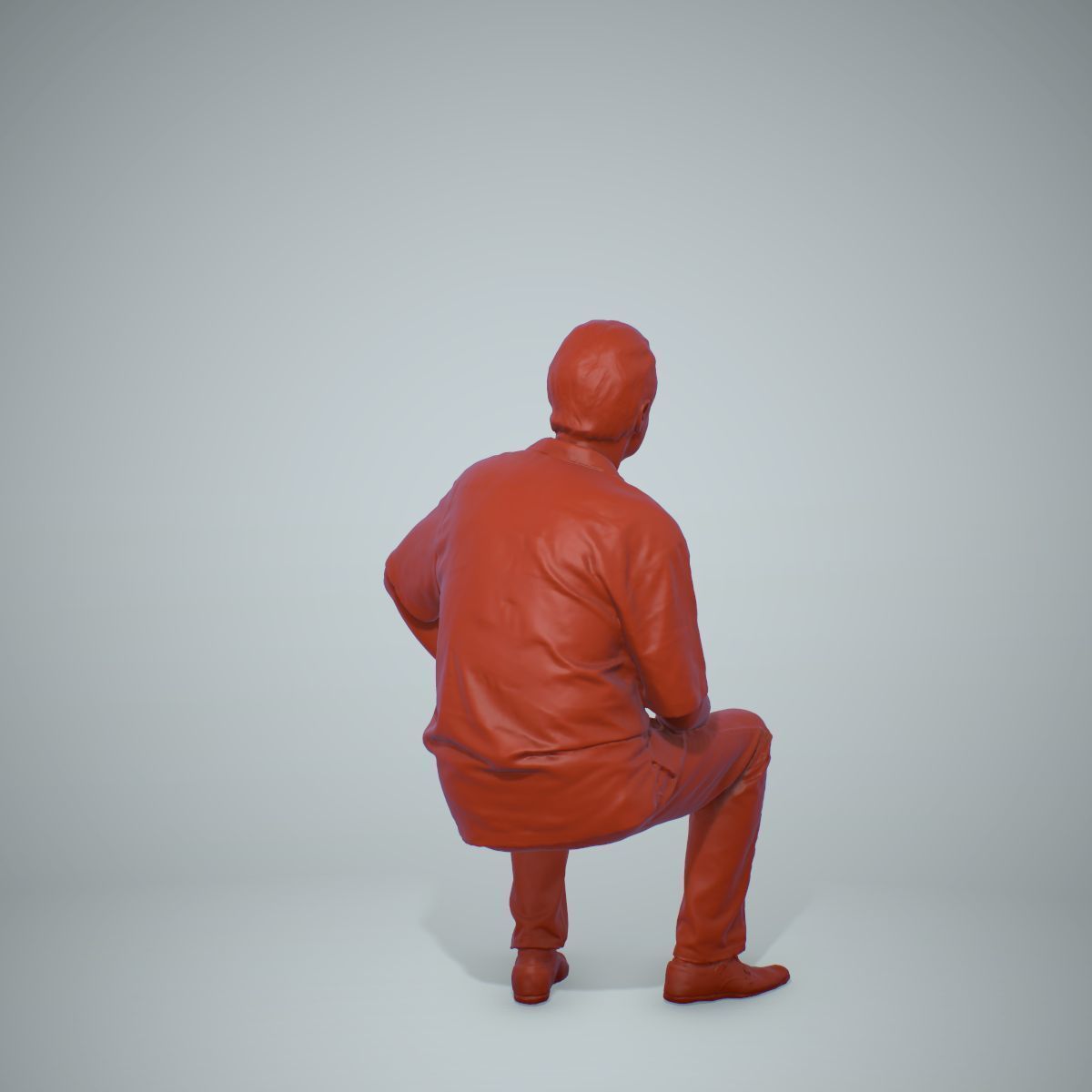 Sitting Man with Red Shirt CMan0220-HD2-O01P01-S 3D model_57