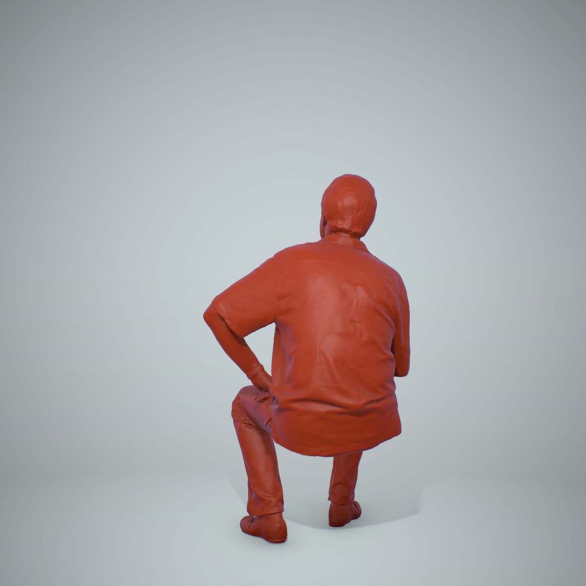 Sitting Man with Red Shirt CMan0220-HD2-O01P01-S 3D model_53