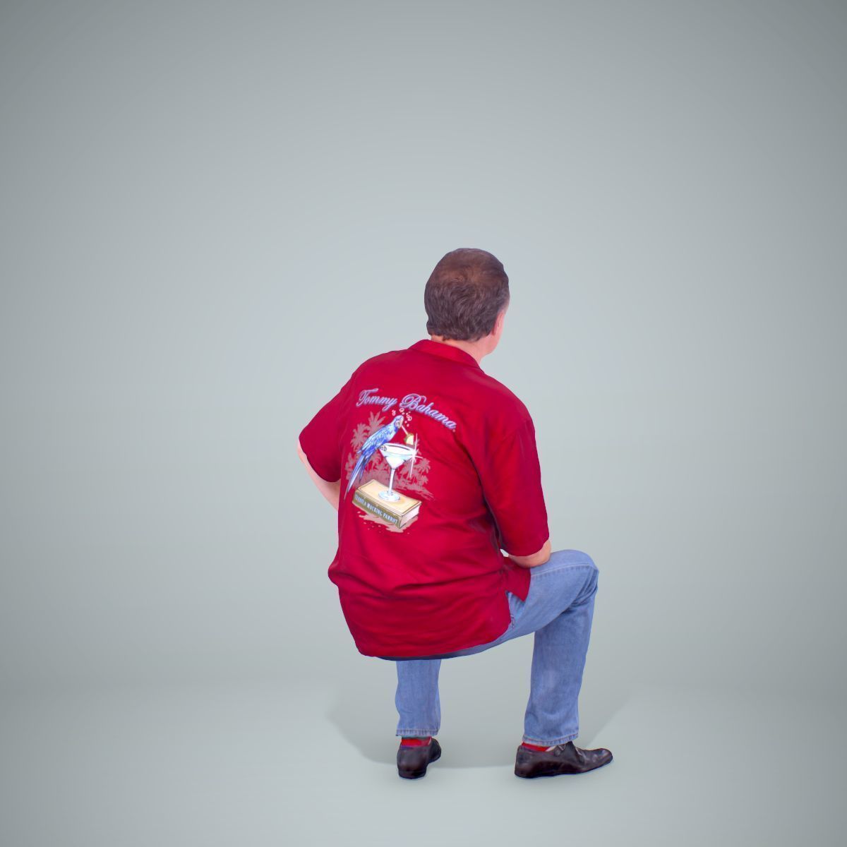 Sitting Man with Red Shirt CMan0220-HD2-O01P01-S 3D model_21