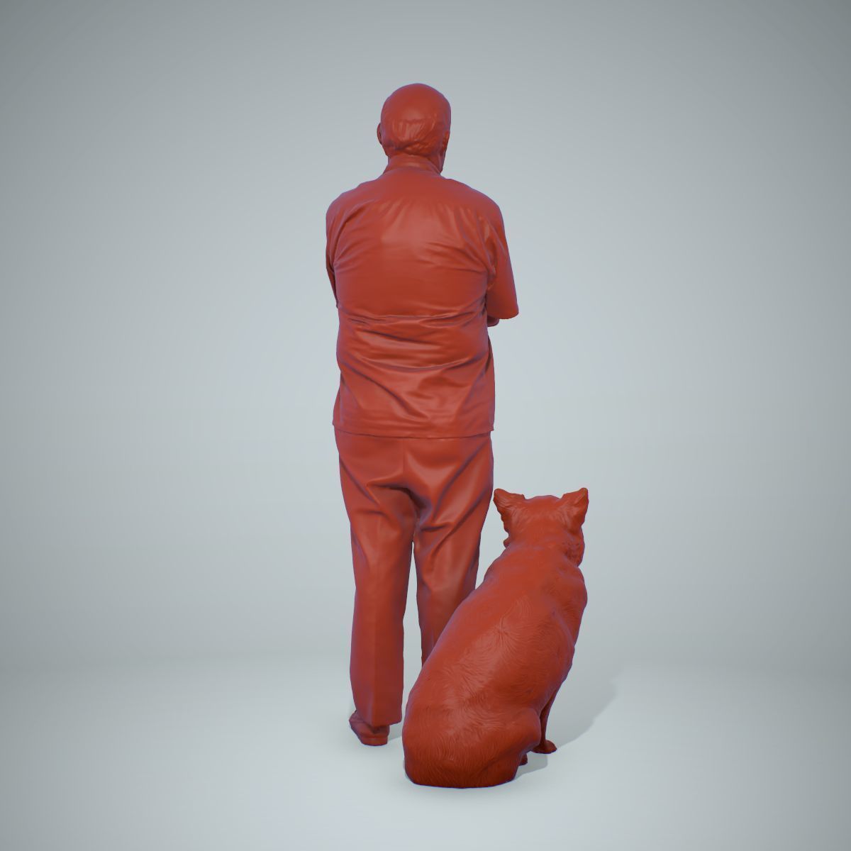 Old Man with His Dog CMan0218-HD2-O01P01-S 3D model_56