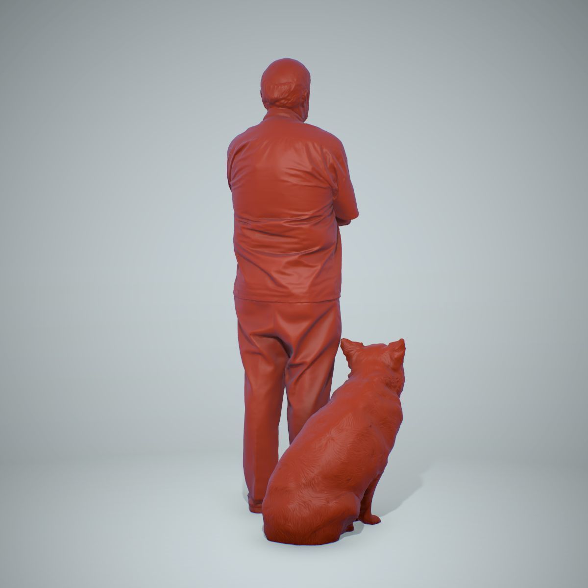 Old Man with His Dog CMan0218-HD2-O01P01-S 3D model_57