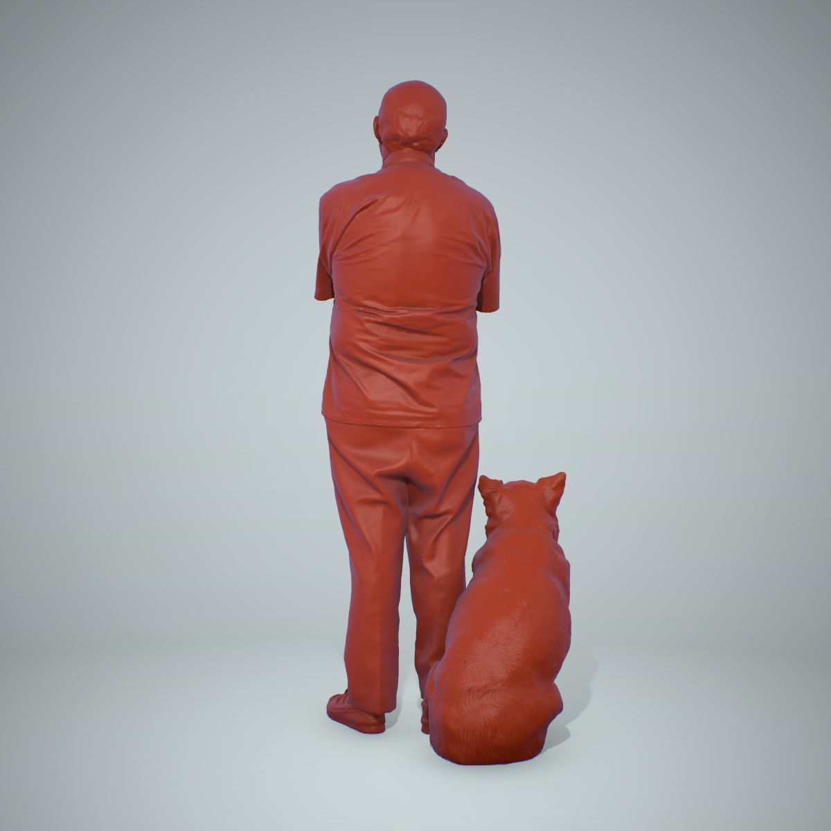 Old Man with His Dog CMan0218-HD2-O01P01-S 3D model_54