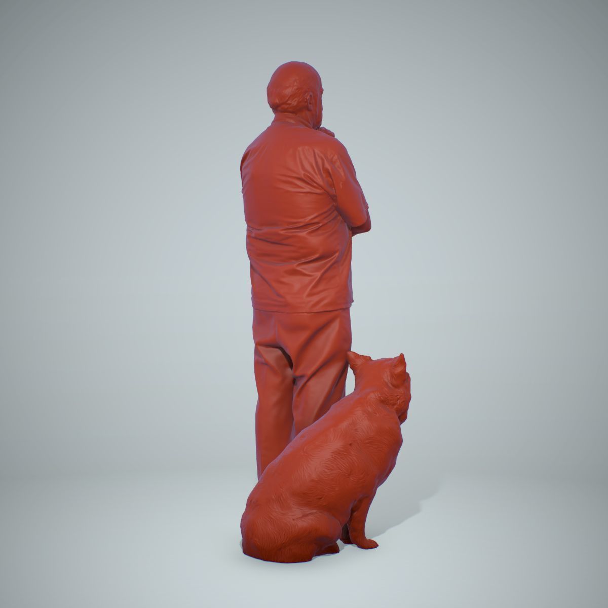 Old Man with His Dog CMan0218-HD2-O01P01-S 3D model_59