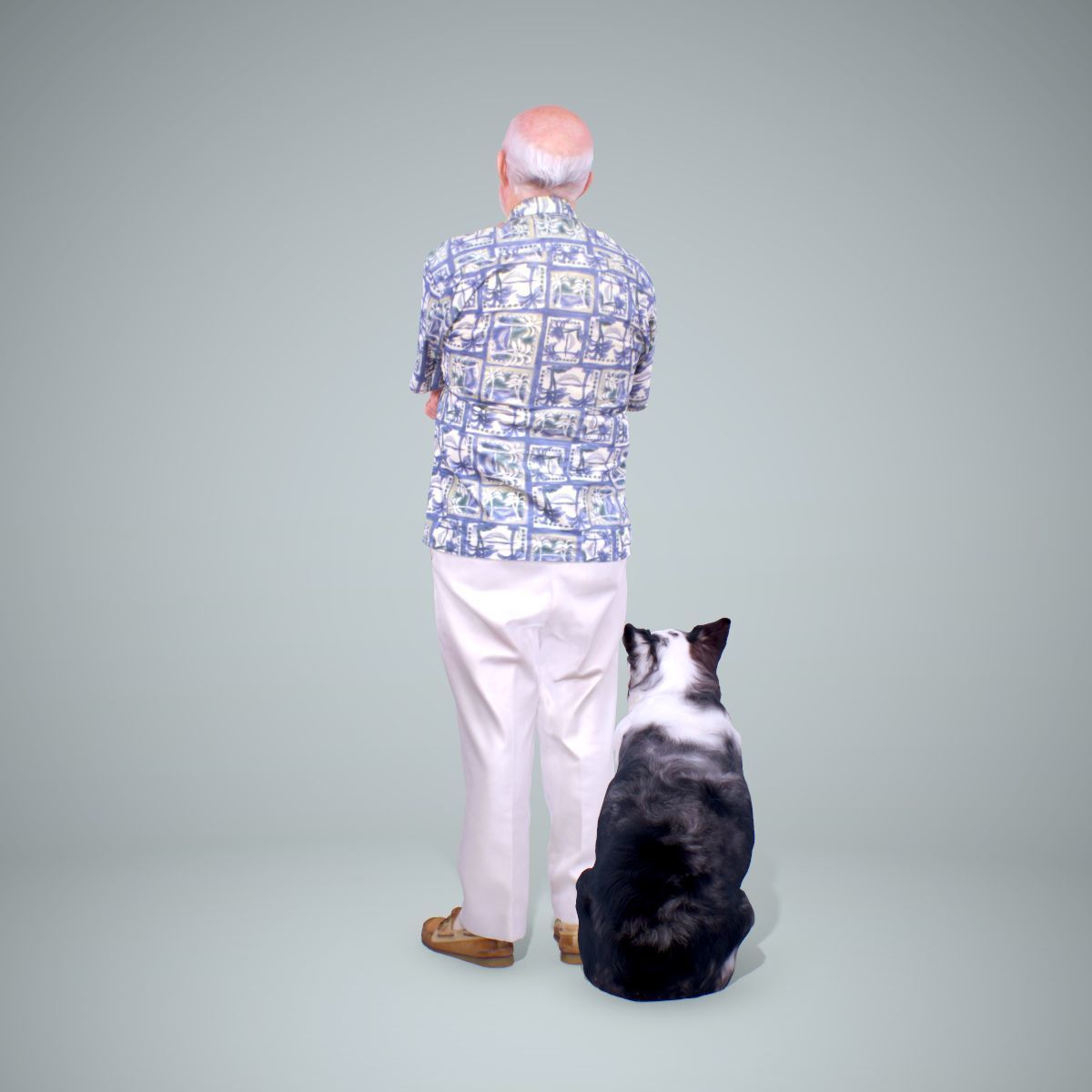 Old Man with His Dog CMan0218-HD2-O01P01-S 3D model_17