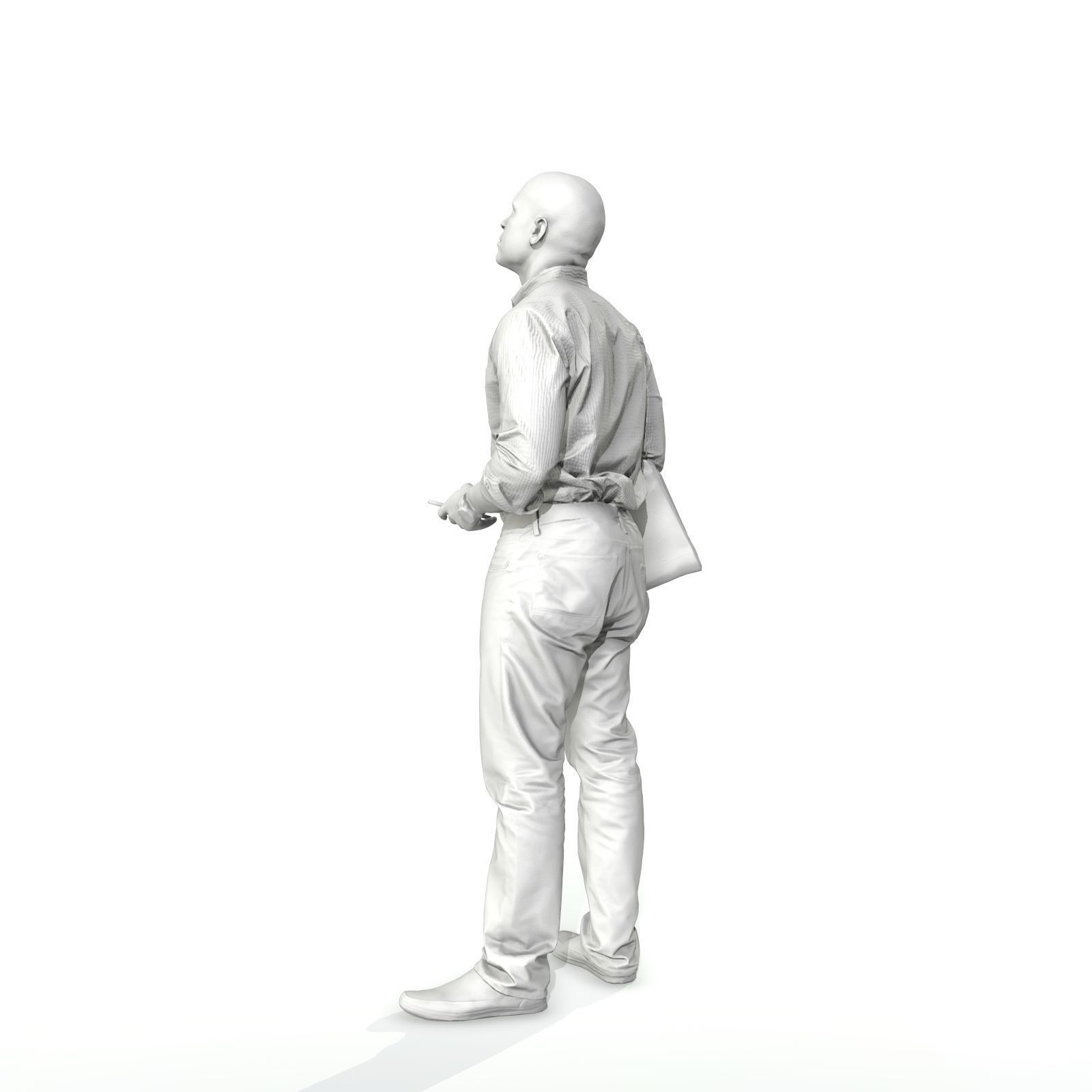 Man Standing Looking Upwards CMan0215-HD2-O01P02-S 3D model_63