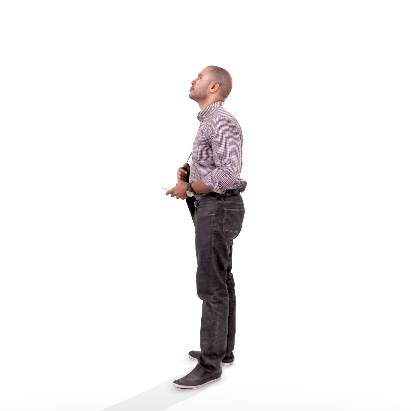 Man Standing Looking Upwards CMan0215-HD2-O01P02-S 3D model_30