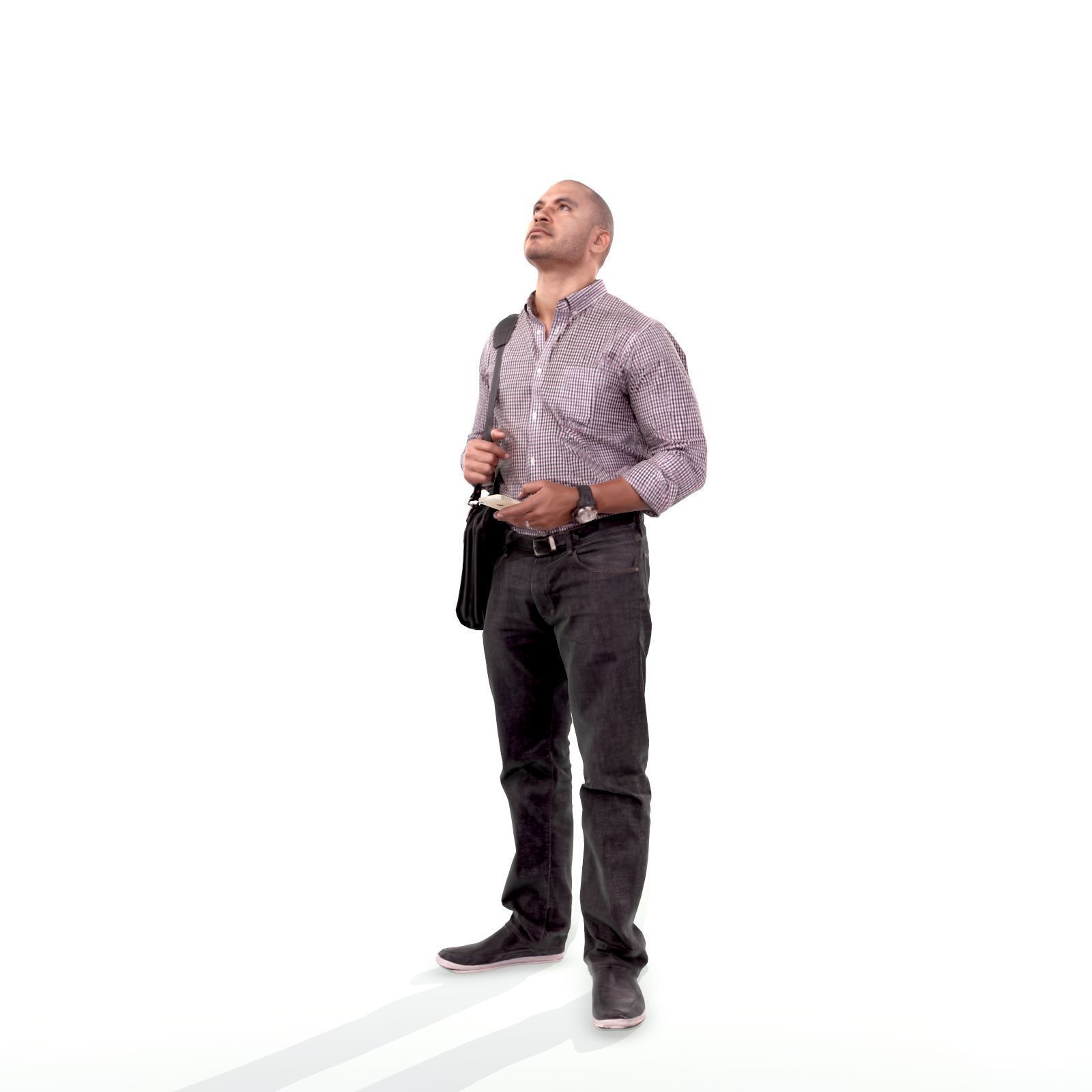 Man Standing Looking Upwards CMan0215-HD2-O01P02-S 3D model_35