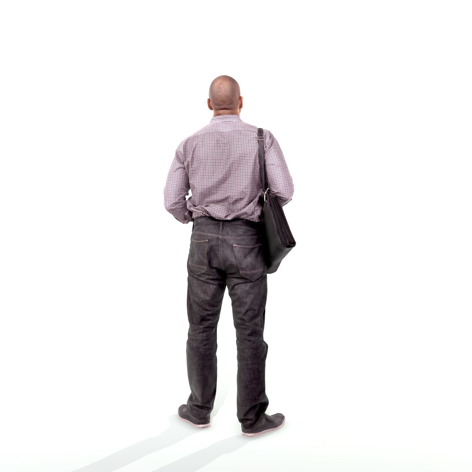 Man Standing Looking Upwards CMan0215-HD2-O01P02-S 3D model_20