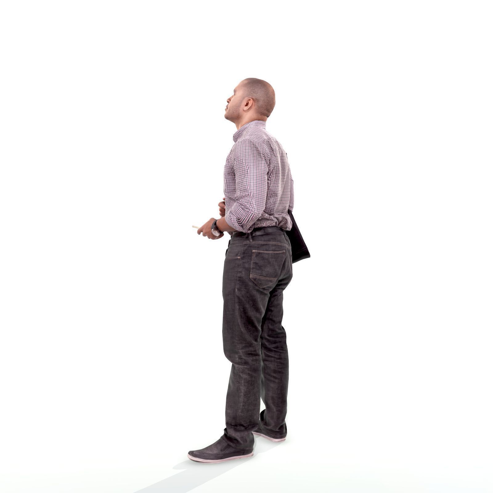 Man Standing Looking Upwards CMan0215-HD2-O01P02-S 3D model_28