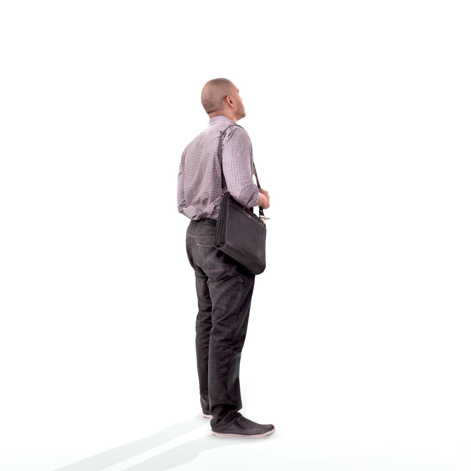 Man Standing Looking Upwards CMan0215-HD2-O01P02-S 3D model_15