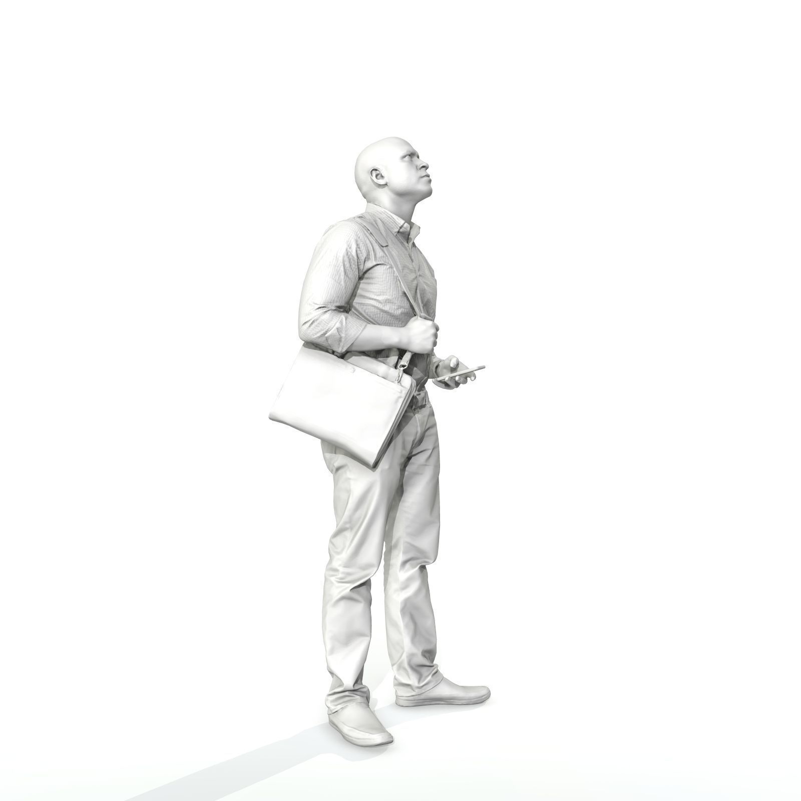 Man Standing Looking Upwards CMan0215-HD2-O01P02-S 3D model_45
