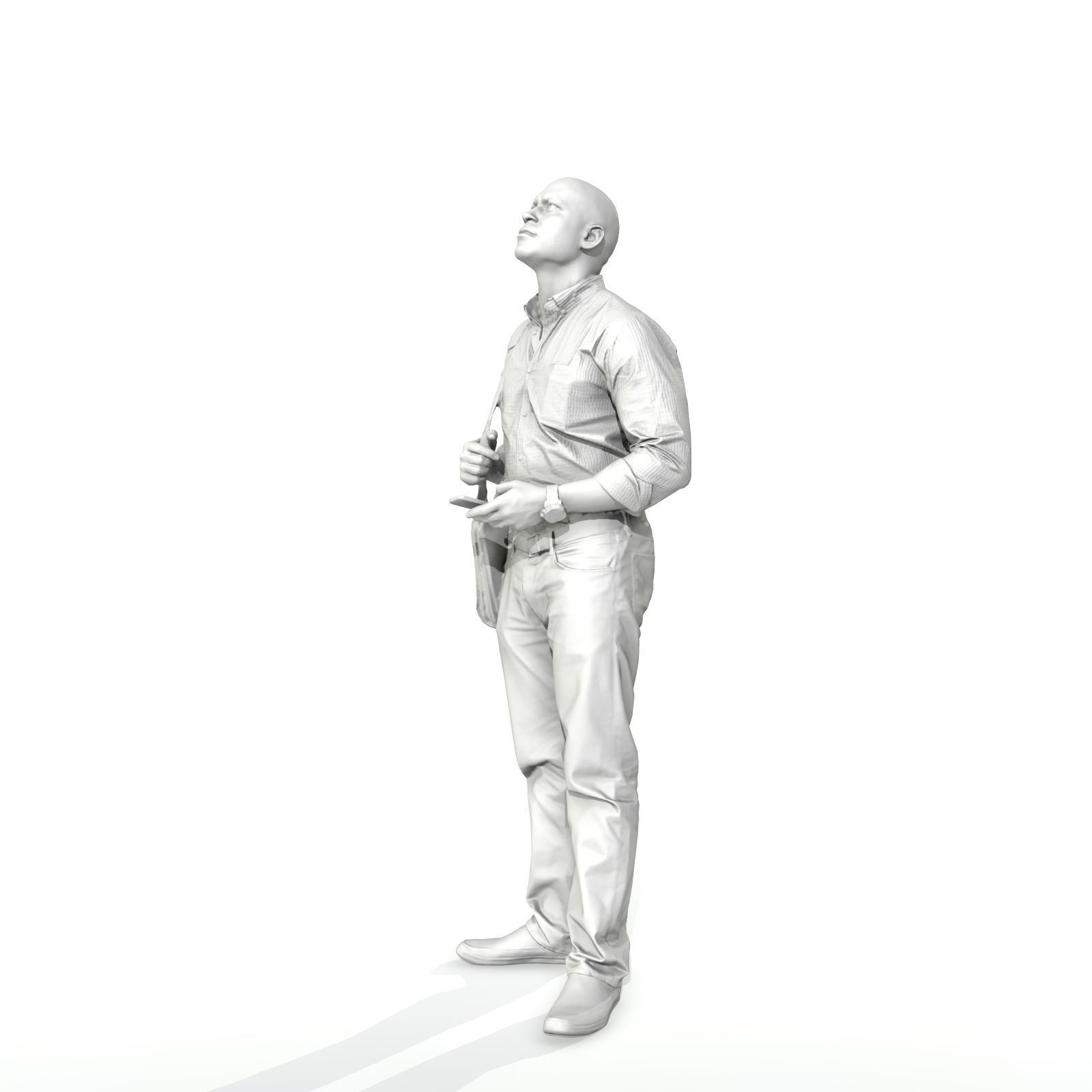 Man Standing Looking Upwards CMan0215-HD2-O01P02-S 3D model_69