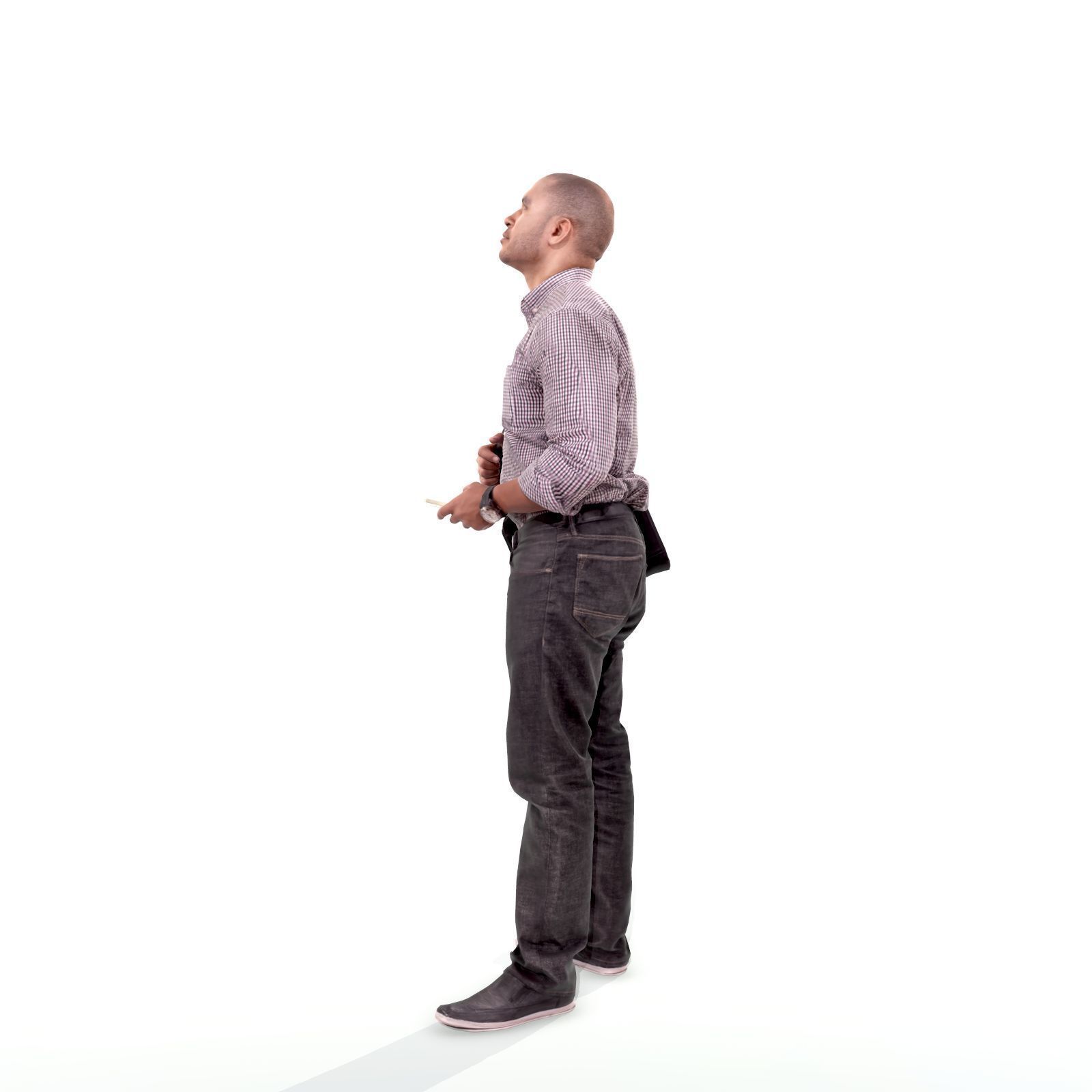 Man Standing Looking Upwards CMan0215-HD2-O01P02-S 3D model_29