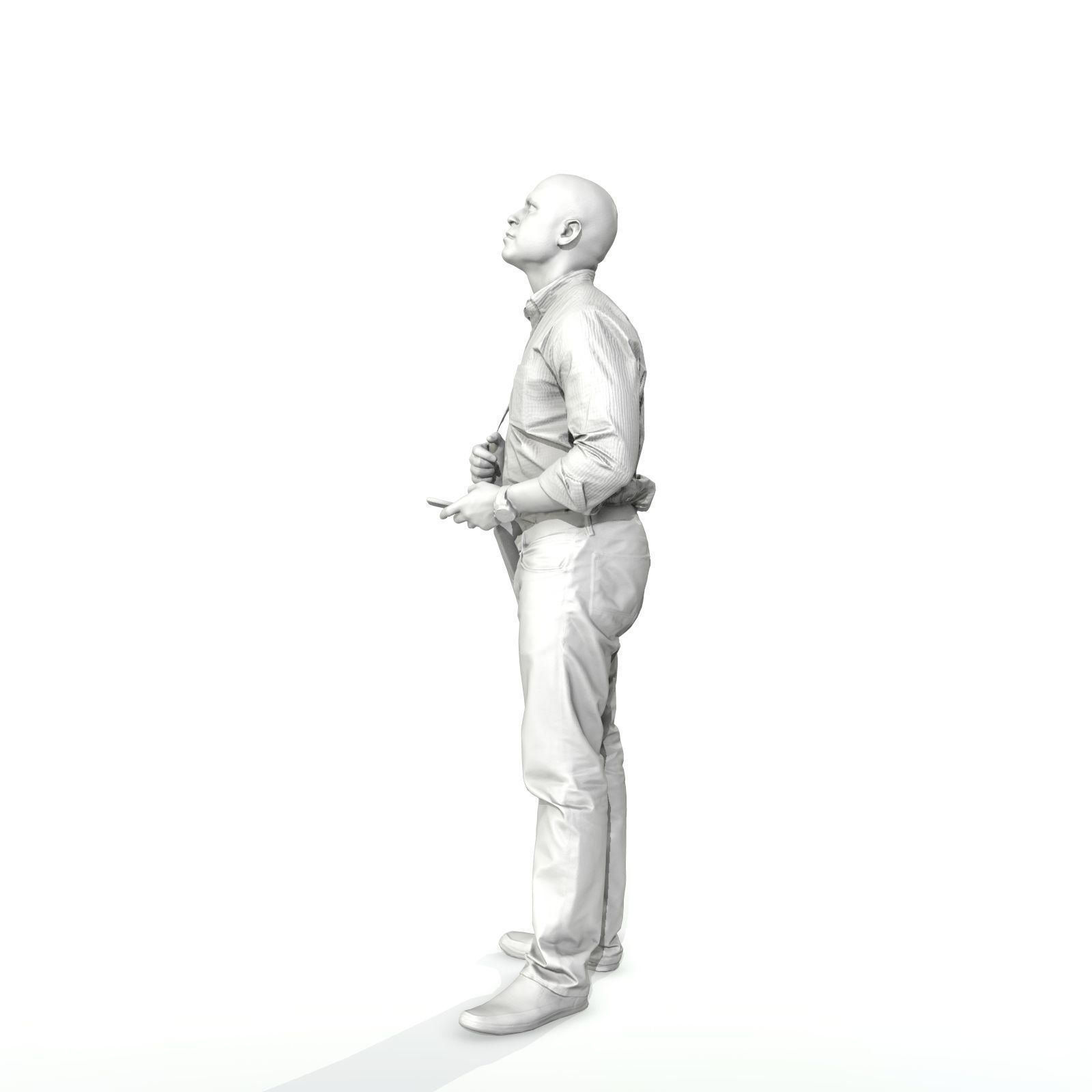 Man Standing Looking Upwards CMan0215-HD2-O01P02-S 3D model_66