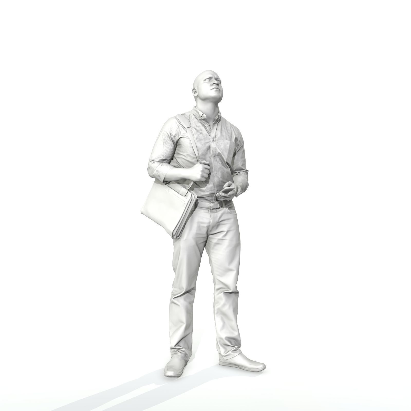 Man Standing Looking Upwards CMan0215-HD2-O01P02-S 3D model_41
