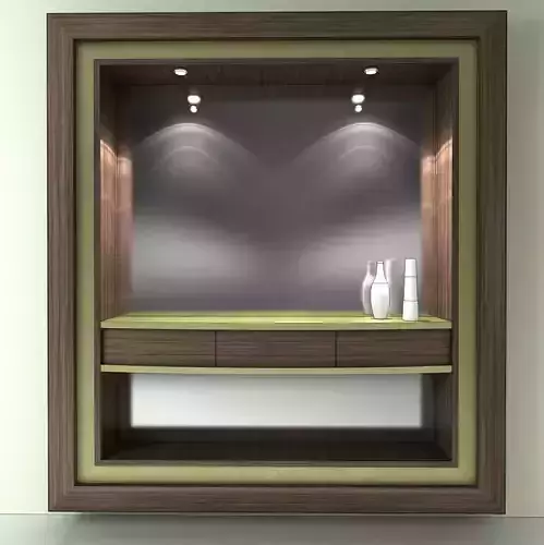 WALL UNIT DRESSER CONSOLE MIRROR   