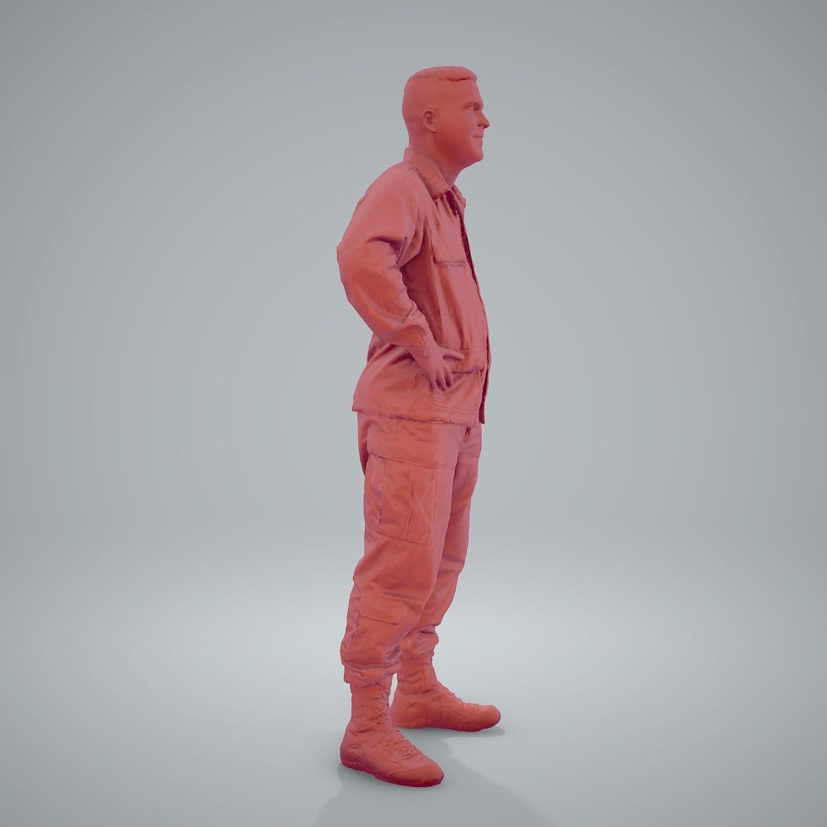Smiling Standing Wearing Army Clothing CMan0211-HD2-O01P01-S 3D model_65