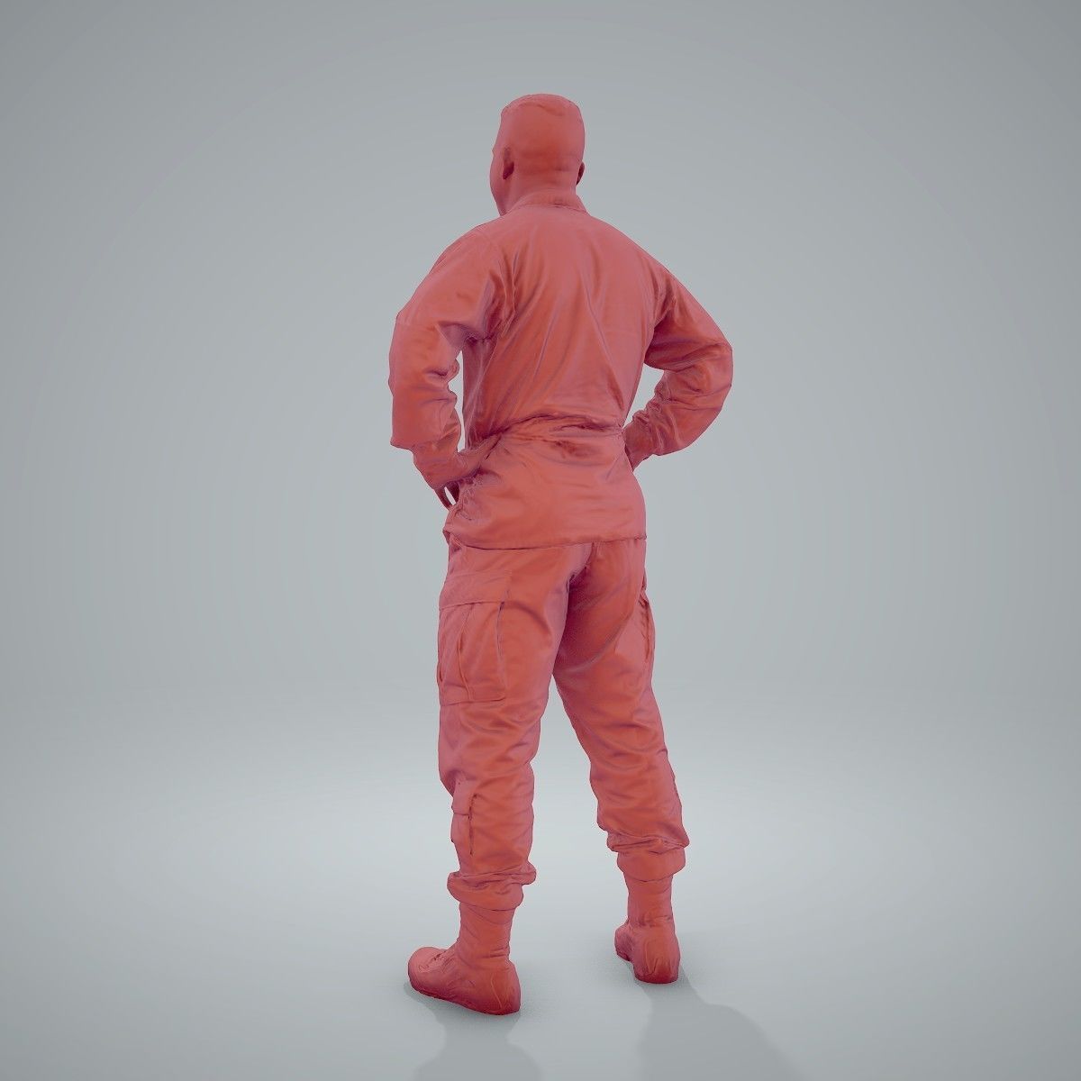 Smiling Standing Wearing Army Clothing CMan0211-HD2-O01P01-S 3D model_51