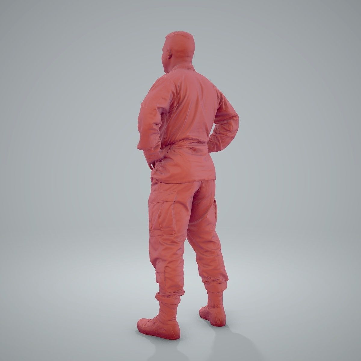 Smiling Standing Wearing Army Clothing CMan0211-HD2-O01P01-S 3D model_50