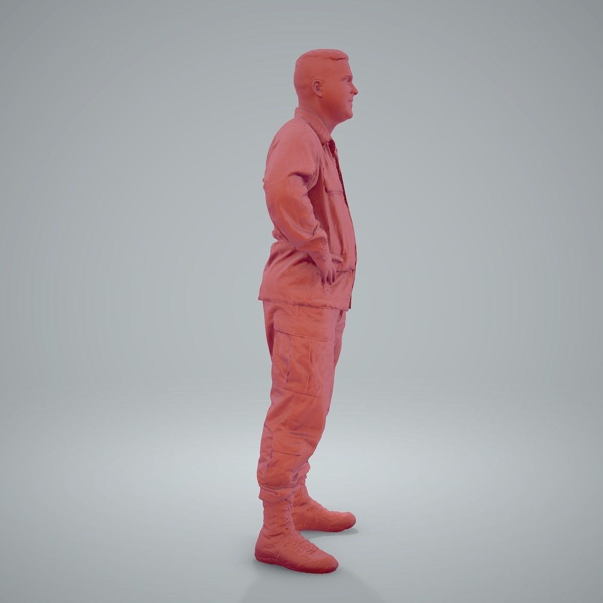 Smiling Standing Wearing Army Clothing CMan0211-HD2-O01P01-S 3D model_64