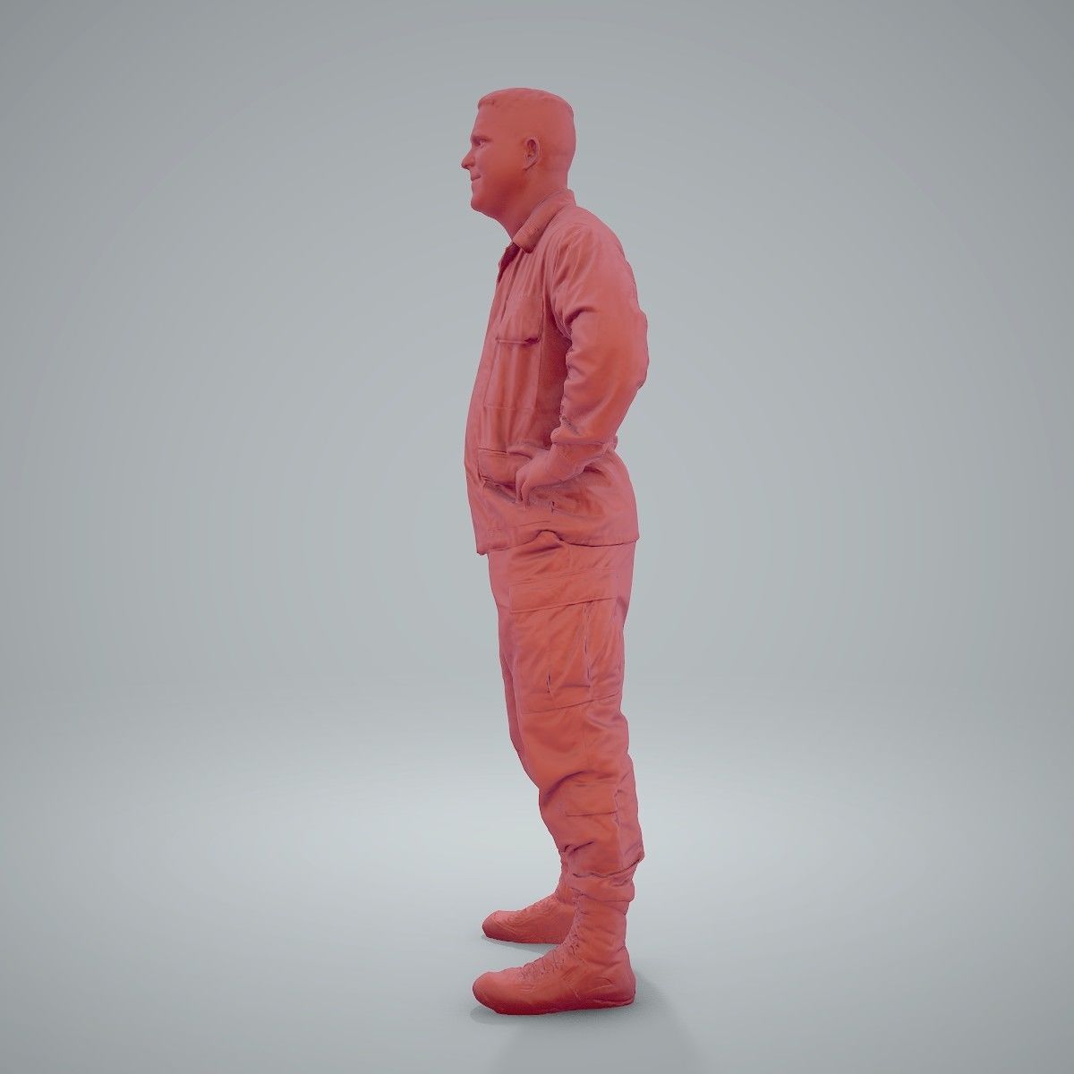 Smiling Standing Wearing Army Clothing CMan0211-HD2-O01P01-S 3D model_45