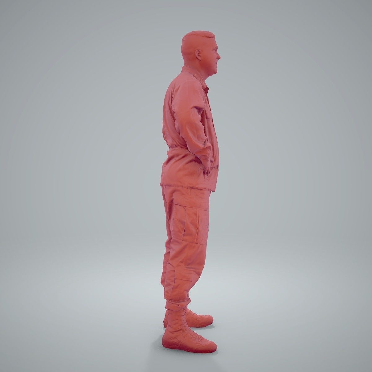 Smiling Standing Wearing Army Clothing CMan0211-HD2-O01P01-S 3D model_63