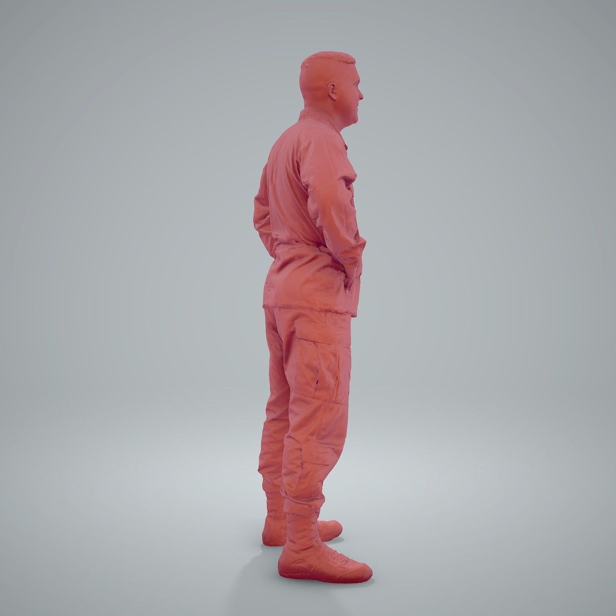 Smiling Standing Wearing Army Clothing CMan0211-HD2-O01P01-S 3D model_62