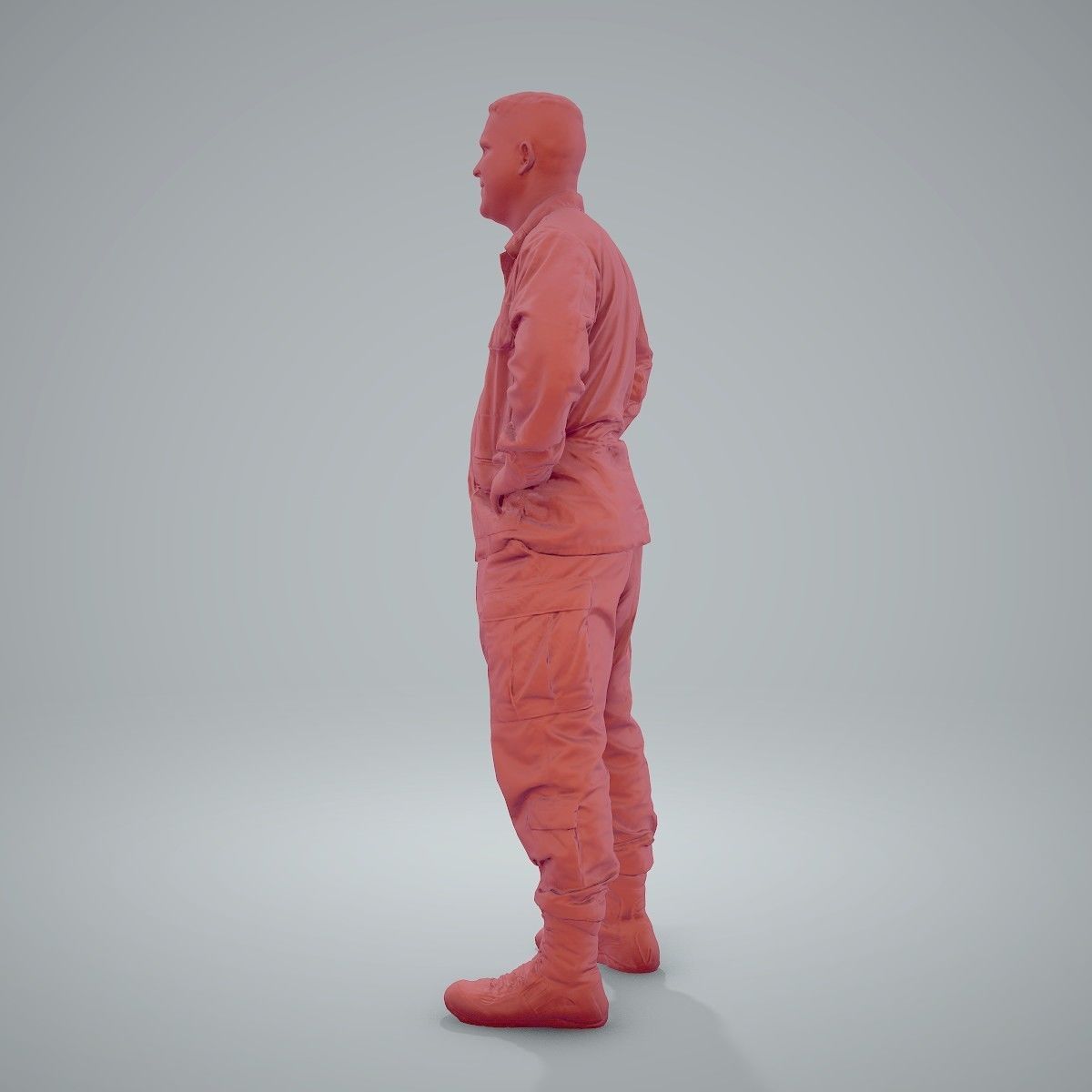 Smiling Standing Wearing Army Clothing CMan0211-HD2-O01P01-S 3D model_47