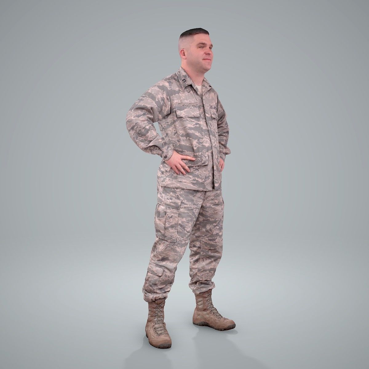 Smiling Standing Wearing Army Clothing CMan0211-HD2-O01P01-S 3D model_32