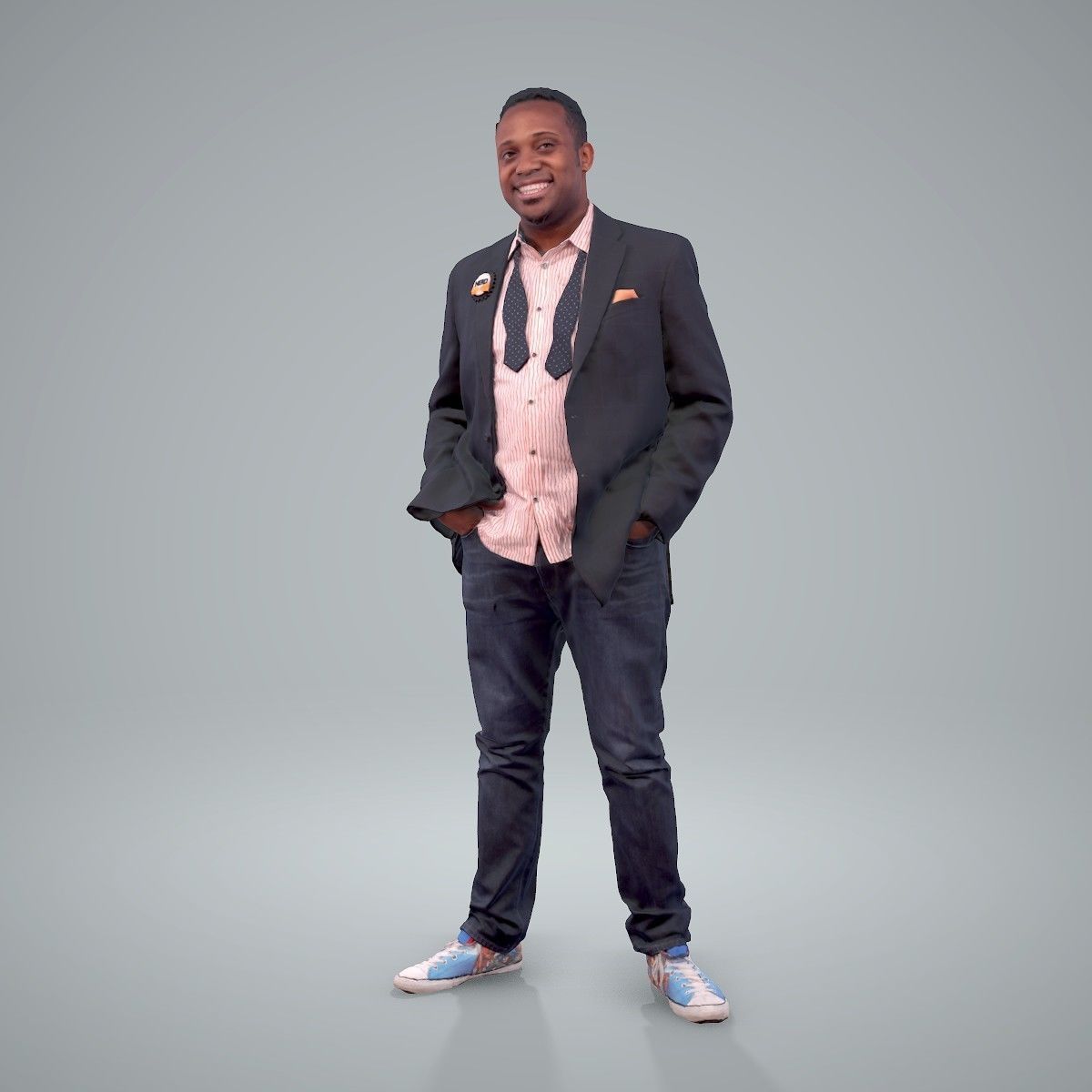 Smiling Man with Suit CMan0209-HD2-O01P01-S 3D model_1