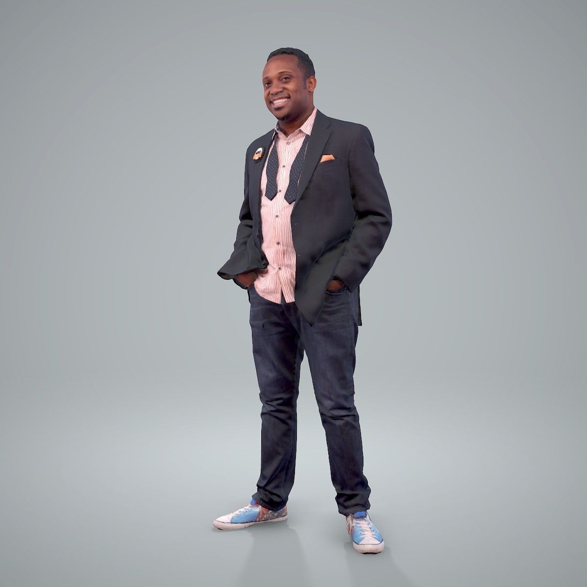 Smiling Man with Suit CMan0209-HD2-O01P01-S 3D model_2