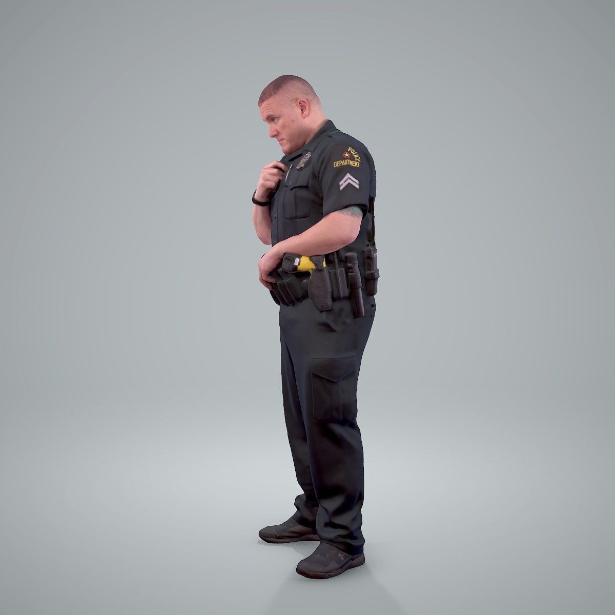 Policeman Talking to Ration CMan0208-HD2-O01P01-S 3D model_8