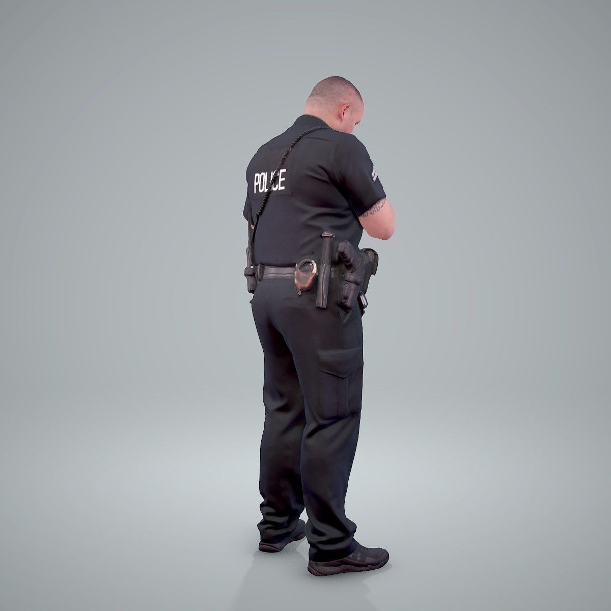 Policeman Talking to Ration CMan0208-HD2-O01P01-S 3D model_24