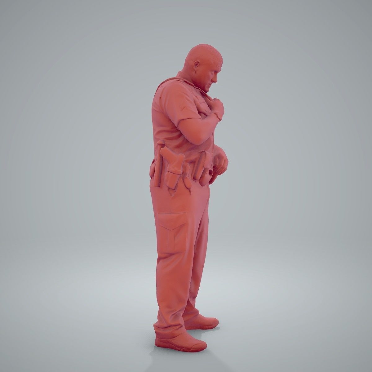 Policeman Talking to Ration CMan0208-HD2-O01P01-S 3D model_64