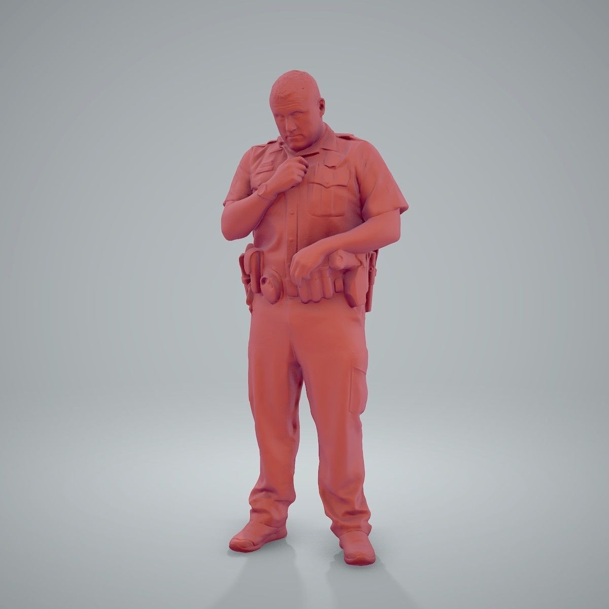 Policeman Talking to Ration CMan0208-HD2-O01P01-S 3D model_38