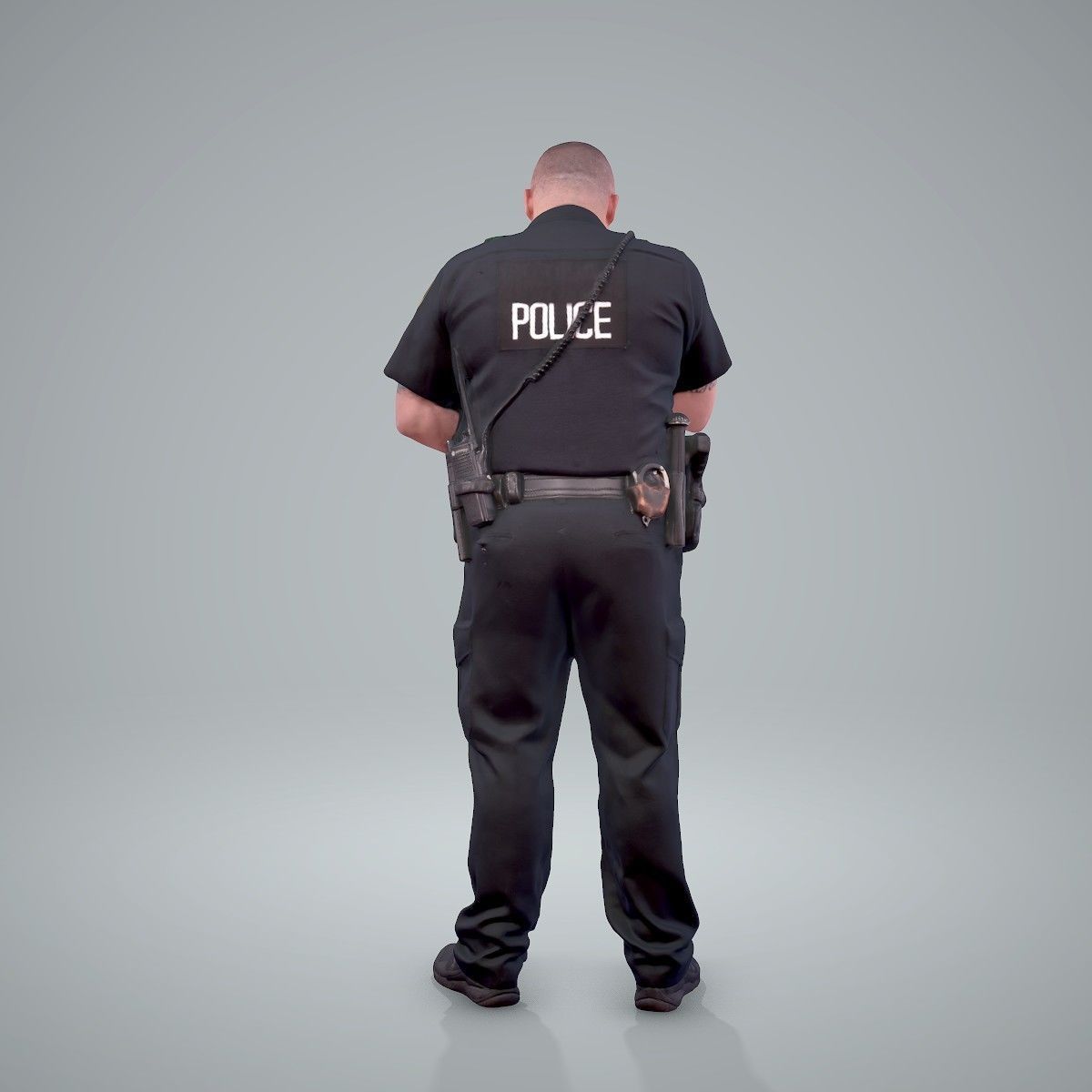 Policeman Talking to Ration CMan0208-HD2-O01P01-S 3D model_19