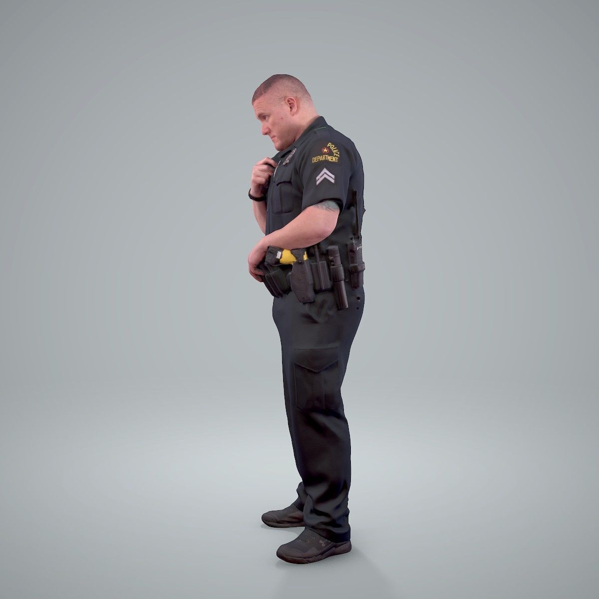Policeman Talking to Ration CMan0208-HD2-O01P01-S 3D model_9