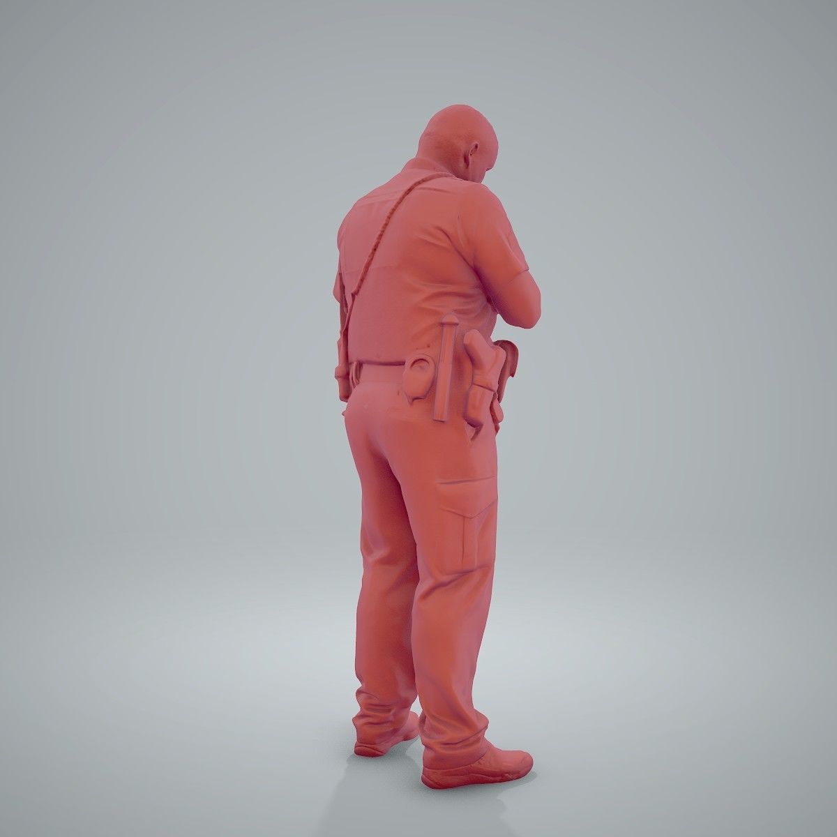 Policeman Talking to Ration CMan0208-HD2-O01P01-S 3D model_59