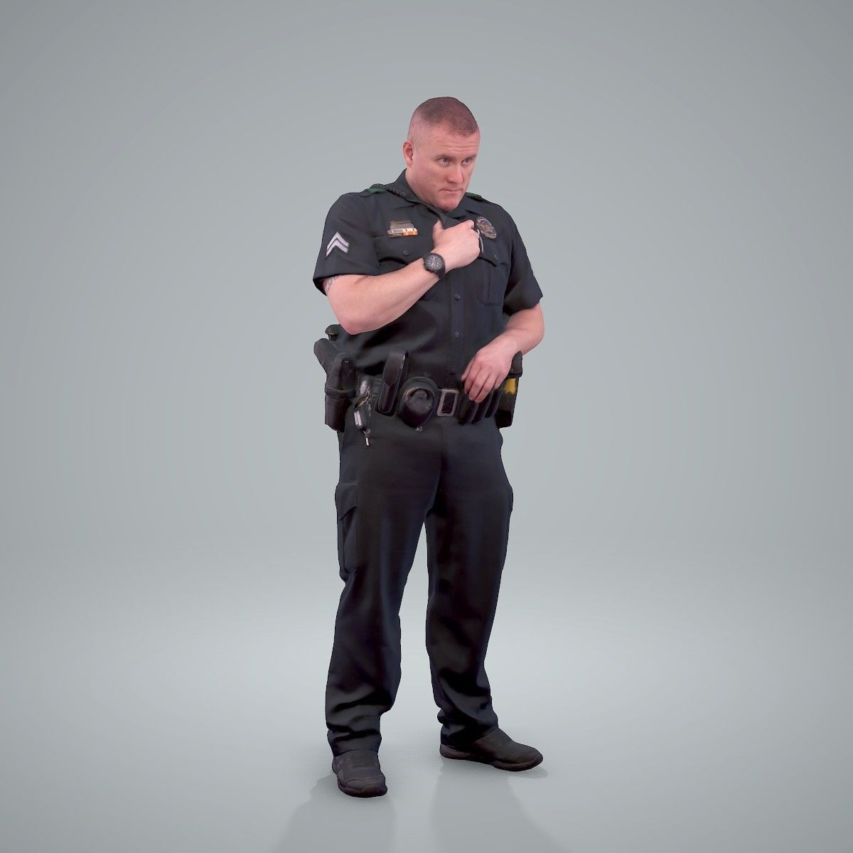 Policeman Talking to Ration CMan0208-HD2-O01P01-S 3D model_34