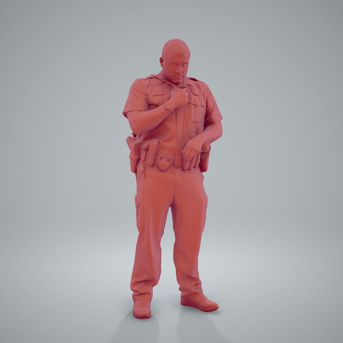 Policeman Talking to Ration CMan0208-HD2-O01P01-S 3D model_70