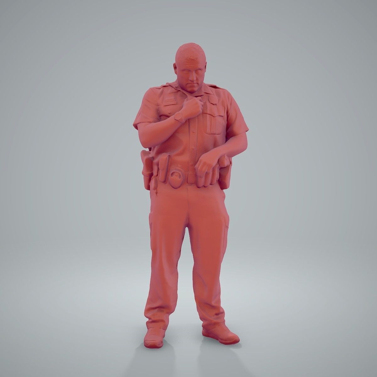 Policeman Talking to Ration CMan0208-HD2-O01P01-S 3D model_71