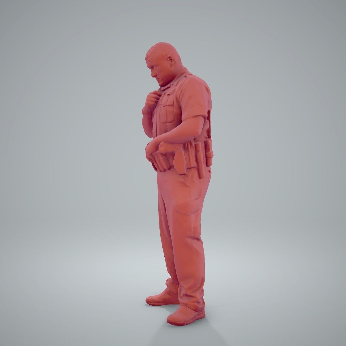 Policeman Talking to Ration CMan0208-HD2-O01P01-S 3D model_43