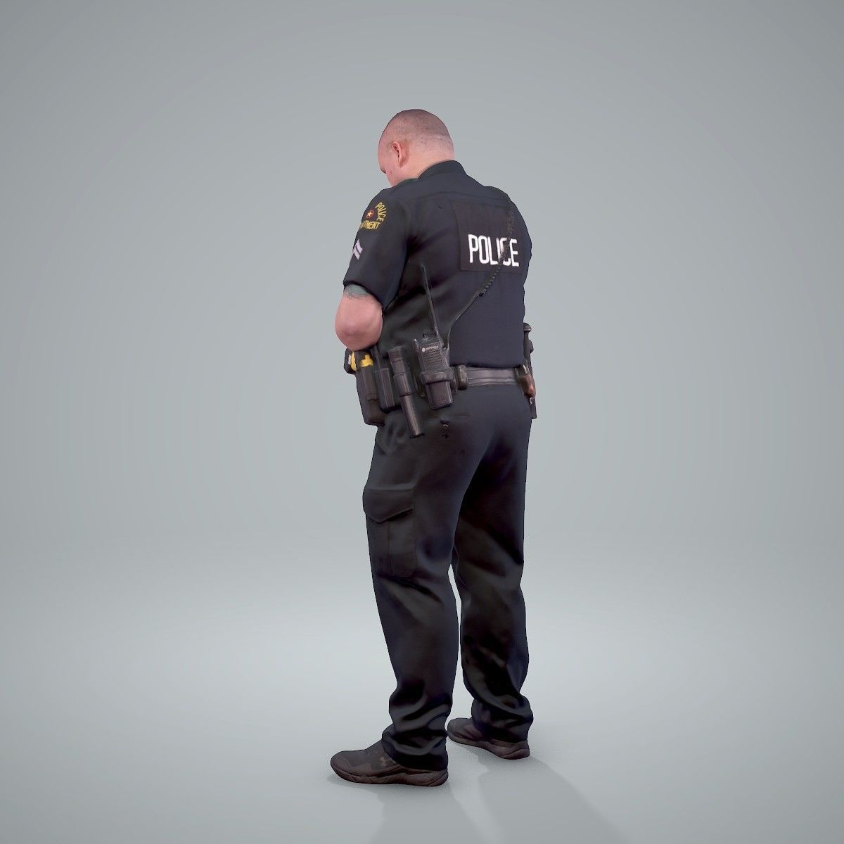 Policeman Talking to Ration CMan0208-HD2-O01P01-S 3D model_14