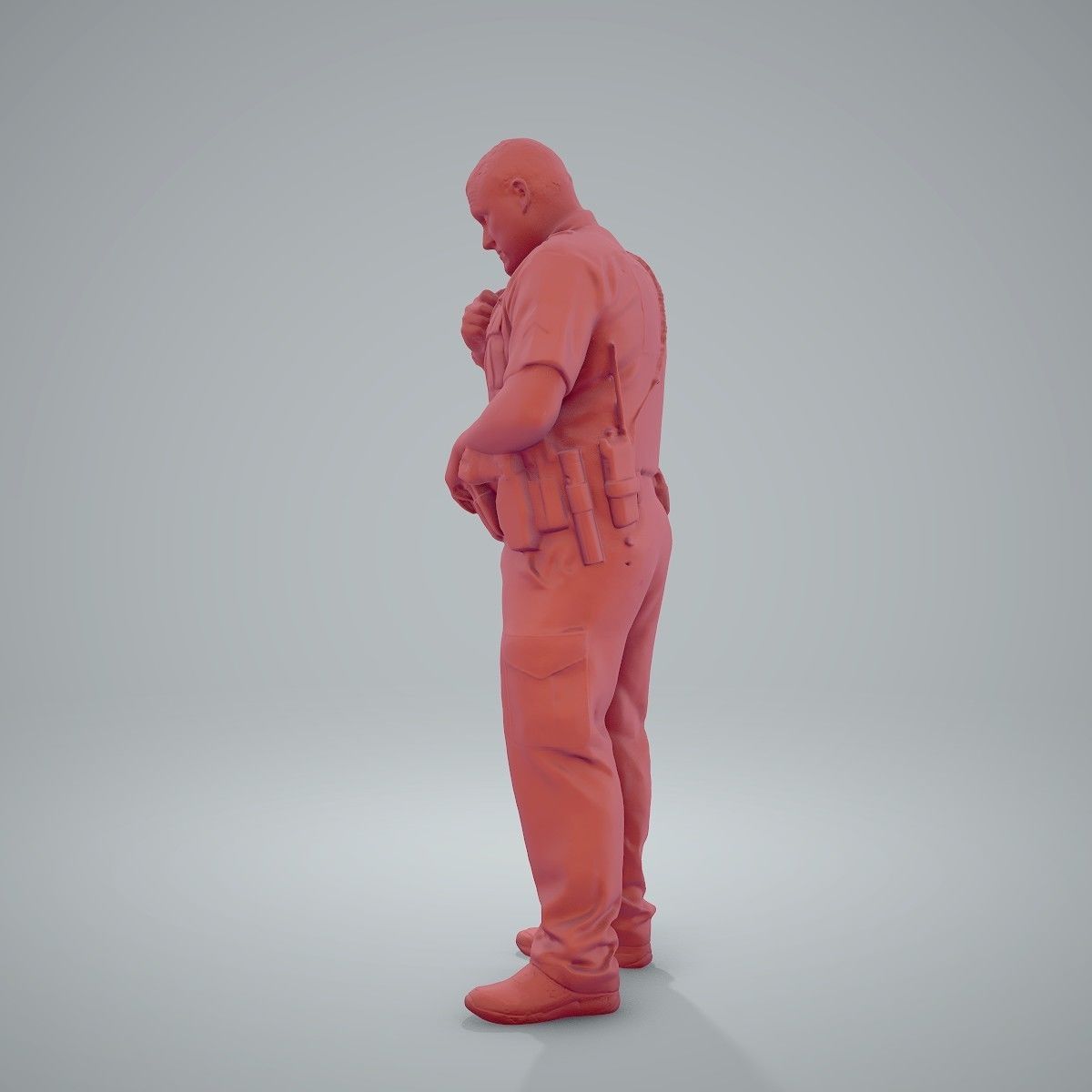 Policeman Talking to Ration CMan0208-HD2-O01P01-S 3D model_46